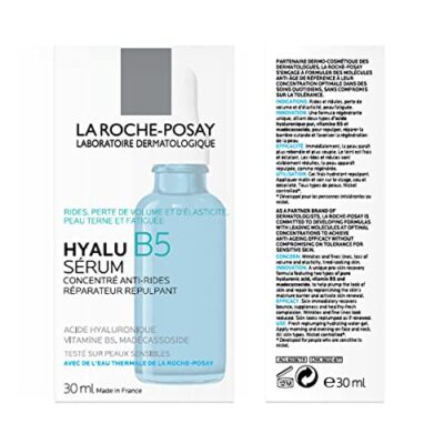 La Roche-Posay Hyalu B5 Pure Hyaluronic Acid Serum for Face | Vitamin B5 + Hyaluronic Acid + Madecassoside | Hydrating Serum Visibly Plumps Skin | Sensitive Skin Safe | Anti Aging Serum | Oil-Free - Image 2