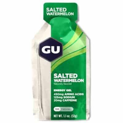 GU Energy Original Sports Nutrition Energy Gel, Vegan, Gluten-Free, Kosher, and Dairy-Free On-the-Go Energy for Any Workout, 24-Count, Salted Watermelon
