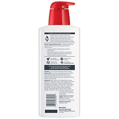 Eucerin Advanced Repair Body Lotion for Very Dry Skin, Unscented Lotion Formulated with Ceramides, 16.9 Fl Oz Bottle - Image 3
