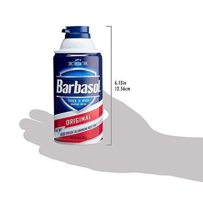 Barbasol Original Thick and Rich Cream Men Shaving Cream, 10 Ounce - Image 5