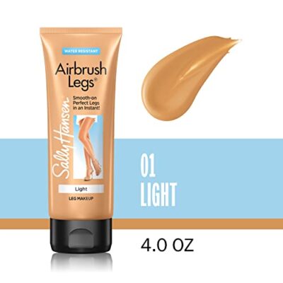 Sally Hansen Airbrush Legs?, Leg Makeup, Light, Easy Application, Flawless Looking Legs, Water Resistant, Transfer Proof Lotion - Image 5