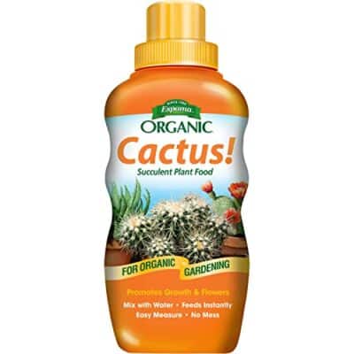 Espoma Organic Cactus! Plant Food, Natural & Organic Fertilizer for all Cactus, Succulents, Palm, and Citrus both indoors and outdoors, 8 oz, Pack of 1