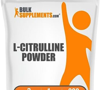 BulkSupplements.com L-Citrulline Powder – Citrulline Supplement, Citrulline Powder – L-Citrulline 3000mg, Unflavored & Gluten Free – 3g per Servings, 1kg (2.2 lbs) (Pack of 1)