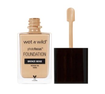 Wet n Wild Photo Focus Matte Liquid Foundation, Bronze Beige, Vegan & Cruelty-Free