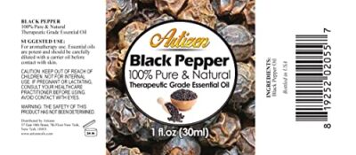 Artizen 30ml Oils - Black Pepper Essential Oil - 1 Fluid Ounce - Image 2