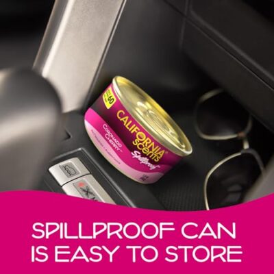 California Scents Can Air Freshener and Odor Neutralizer, Set of 12 Spillproof Cans for Home and Car, Coronado Cherry, 1.5 Oz Each, Pack of 12 (Packaging May Vary) - Image 4