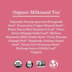 Earth Mama Organic Milkmaid? Tea | Lactation Support Herbal Tea Bags for Breastfeeding, Decaf Lactation Supplement for Increased Breast Milk Production, With Milk Thistle & Fenugreek (16 Count) - Image 4