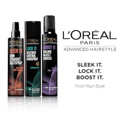 L'Or?al Paris Advanced Hairstyle Sleek It Iron Straight Heat Spray, 5.7 Ounce - Image 5
