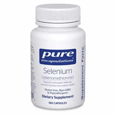 Pure Encapsulations Selenium - 200 mcg - for Healthy Cellular Function, Immune System & Antioxidant Defenses - Mineral Supplement - Vegan & Gluten Free - 180 Capsules