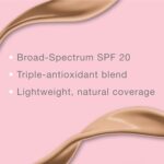Neutrogena Healthy Skin Liquid Makeup Foundation, Broad Spectrum SPF 20 Sunscreen, Lightweight & Flawless Coverage Foundation with Antioxidant Vitamin E & Feverfew, Medium Beige, 1 fl. oz - Image 3