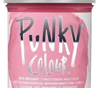 Punky Cotton Candy Semi Permanent Conditioning Hair Color, Vegan, PPD and Paraben Free, lasts up to 35 washes, 3.5oz