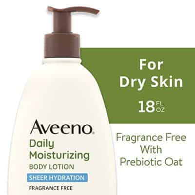 Aveeno Sheer Hydration Daily Moisturizing Fragrance-Free Lotion with Nourishing Prebiotic Oat, Fast-Absorbing Body Moisturizer for Dry Skin with Lightweight, Breathable Feel, 18 fl. oz - Image 4