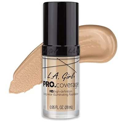 L.A. Girl Pro Coverage Liquid Foundation, Fair, 0.95 Fl Oz