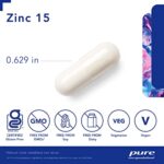 Pure Encapsulations Zinc 15 mg - Zinc Picolinate Supplement for Immune System Support, Growth & Development - for Wound Healing - with Premium Zinc Picolinate - 180 Capsules - Image 3