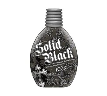 Millennium Tanning Solid Black 100X Indoor Tanning Lotion for Tanning Beds (13.5 Fluid Ounces)