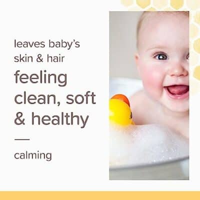 Burt's Bees Baby Calming Shampoo and Wash with Lavender, Tear-Free, 12 Fluid Ounces - Image 2
