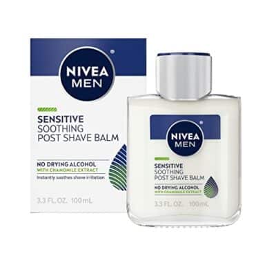 Nivea Men Sensitive Post Shave Balm with Vitamin E, Chamomile and Witch Hazel Extracts, 3 Pack of 3.3 Fl Oz Bottles - Image 2