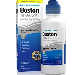 Boston ADVANCE Conditioning Solution, from Bausch + Lomb, 3.5 Fl Oz (Pack of 2)