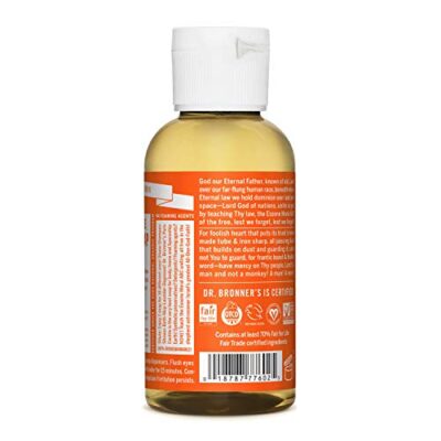 Dr. Bronner's - Pure-Castile Liquid Soap (Tea Tree, 2 ounce) - Made with Organic Oils, 18-in-1 Uses: Acne-Prone Skin, Dandruff, Laundry, Pets and Dishes, Concentrated, Vegan, Non-GMO - Image 2