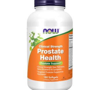 NOW Supplements, Prostate Health, Clinical Strength Saw Palmetto, Beta-Sitosterol & Lycopene, 180 Softgels