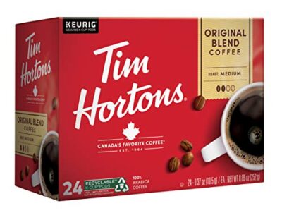 Tim Hortons Original Blend, Medium Roast Coffee, Single-Serve K-Cup Pods Compatible with Keurig Brewers, 24 Count(Pack of 1)(Packaging may vary) - Image 3