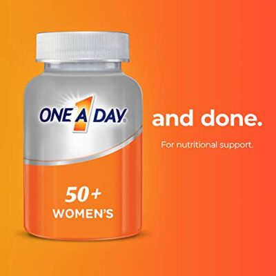 One A Day Women?s 50+ Multivitamins, Multivitamin for Women with Vitamin A, C, D, E and Zinc for Immune Health Support*, Calcium & more, 100 count - Image 10