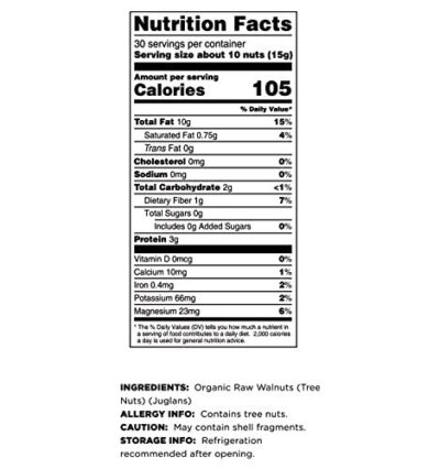 Terrasoul Superfoods Raw Organic Walnuts, 16 Oz - Chandler Variety | Fresh | Light Color - Image 4