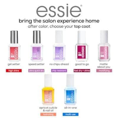 essie Nail Care, 8-Free Vegan, All In One Base Coat and Top Coat, strength and shine nail polish, 0.46 fl oz - Image 6