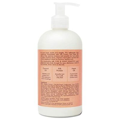 SheaMoisture Curl & Shine Conditioner Coconut & Hibiscus, for Thick, Curly Hair to Moisturize & Soften, 13 oz - Image 2