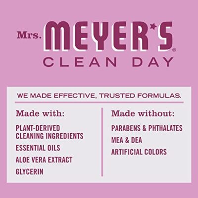 MRS. MEYER'S CLEAN DAY Liquid Dish Soap, Biodegradable Formula, Peony, 16 fl. oz - Image 6