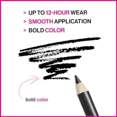 wet n wild Color Icon Kohl Eyeliner Pencil - Rich Hyper-Pigmented Color, Smooth Creamy Application, Long-Wearing Matte Finish Versatility, Cruelty-Free & Vegan - Baby's Got Black - Image 4