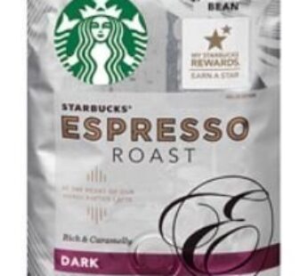 (Pack of 3)-Starbucks Dark Espresso Roast Whole Bean Coffee, 12 oz each