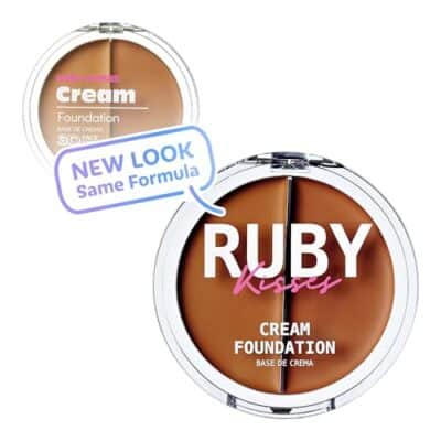 Ruby Kisses 3D Face Creator Cream Foundation & Concealer, 12 Hours Long Lasting, Medium to Full Coverage, Non-Greasy, Ideal for Makeup & Contour Palette (Level 10) - Image 2