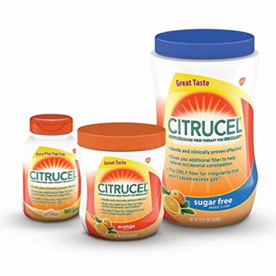 Citrucel Sugar Free Fiber Powder for Occasional Constipation Relief, Methylcellulose Fiber Powder, Orange Flavor - 16.9 Ounces - Image 8