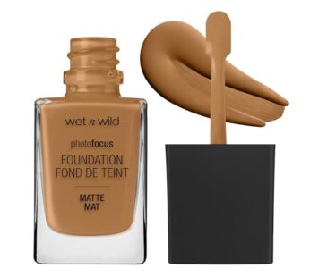 wet n wild Photo Focus Matte Liquid Foundation Caramel, Vegan & Cruelty-Free