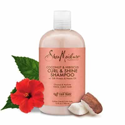 SheaMoisture Curl and Shine Coconut Shampoo Coconut and Hibiscus for Curly Hair Paraben Free Shampoo 13 oz - Image 18