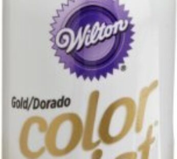 Wilton Color Mist, Shimmering Food Color Spray, for Decorating Cakes, Cookies, Cupcakes or any Food for a Dazzling Effect, Gold, 1.5 Oz