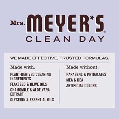 MRS. MEYER'S CLEAN DAY Moisturizing Body Wash for Women and Men, Biodegradable Shower Gel Formula Made with Essential Oils, Lavender, 16 oz - Image 4