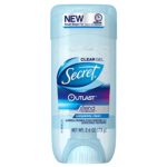 Secret Outlast Antiperspirant and Deodorant Clear Gel, Completely Clean 2.6 Ounce (Pack of 4) - Image 9