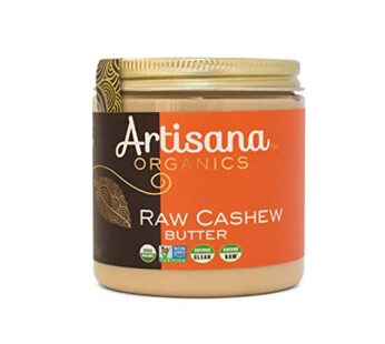 Artisana Organics Raw Cashew Butter – No Sugar Added, Vegan and Paleo Friendly, Non GMO, 9.5oz Jar