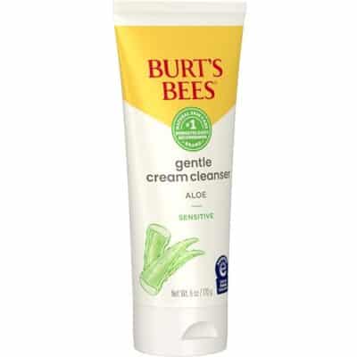 Burt's Bees Gentle Cream Cleanser with Aloe for Sensitive Skin, 98.9% Natural Origin, 6 Ounces - Image 18