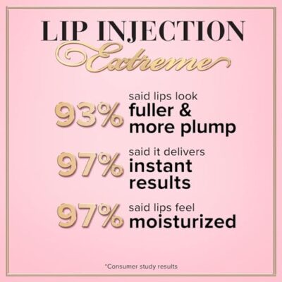Too Faced Lip Injection Travel Size Extreme Lip Plumper, Original, 0.1 Fl Oz - Image 4