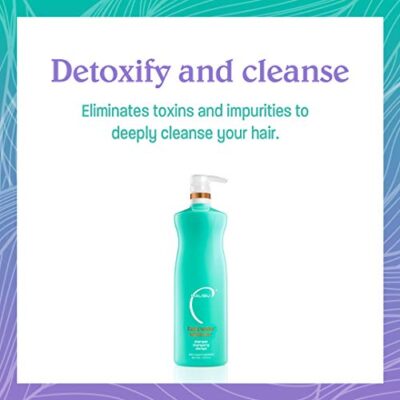Malibu C Hard Water Wellness Hair Shampoo - Sulfate Free Shampoo that Increases Hydration and Vibrancy - Protects Hair from Waterborne Elements + Removes Build Up (33.8oz) - Image 3