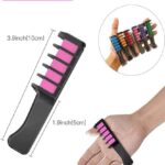 New Hair Chalk Comb Temporary Hair Color Dye for Girls Kids, Washable Hair Chalk for Girls Age 4 5 6 7 8 9 10-12 Birthday Christmas Cosplay Hair DIY Party - Image 7