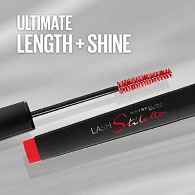 Maybelline Lash Stiletto Ultimate Length Washable Mascara, Very Black, 1 Count - Image 5