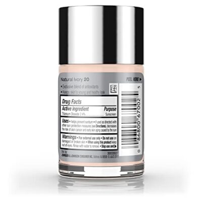 Neutrogena Healthy Skin Liquid Makeup Foundation, Broad Spectrum SPF 20 Sunscreen, Lightweight & Flawless Coverage Foundation with Antioxidant Vitamin E & Feverfew, Natural Ivory, 1 fl. oz - Image 12