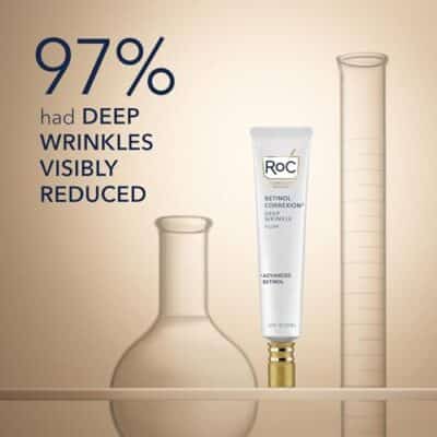 RoC Retinol Correxion Deep Wrinkle Facial Filler with Hyaluronic Acid & Retinol, Skin Care for Women and Men, 1 Fl Oz (Packaging May Vary) - Image 3