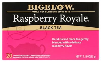 Bigelow Raspberry Royale Tea Bags - 20 ct (Pack of 2)