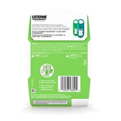 Listerine PocketPaks Breath Strips, Fresh Burst, 72 Count (Pack of 2) - Image 5