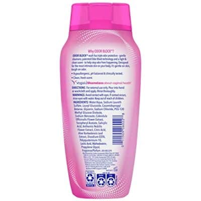 Vagisil Feminine Wash for Intimate Area Hygiene, Odor Block, Gynecologist Tested, Hypoallergenic, 12 oz, (Pack of 1) - Image 7